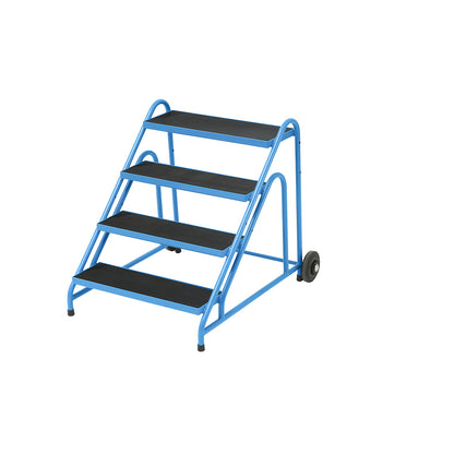 Machine step, steps with ribbed rubber, 4 steps.