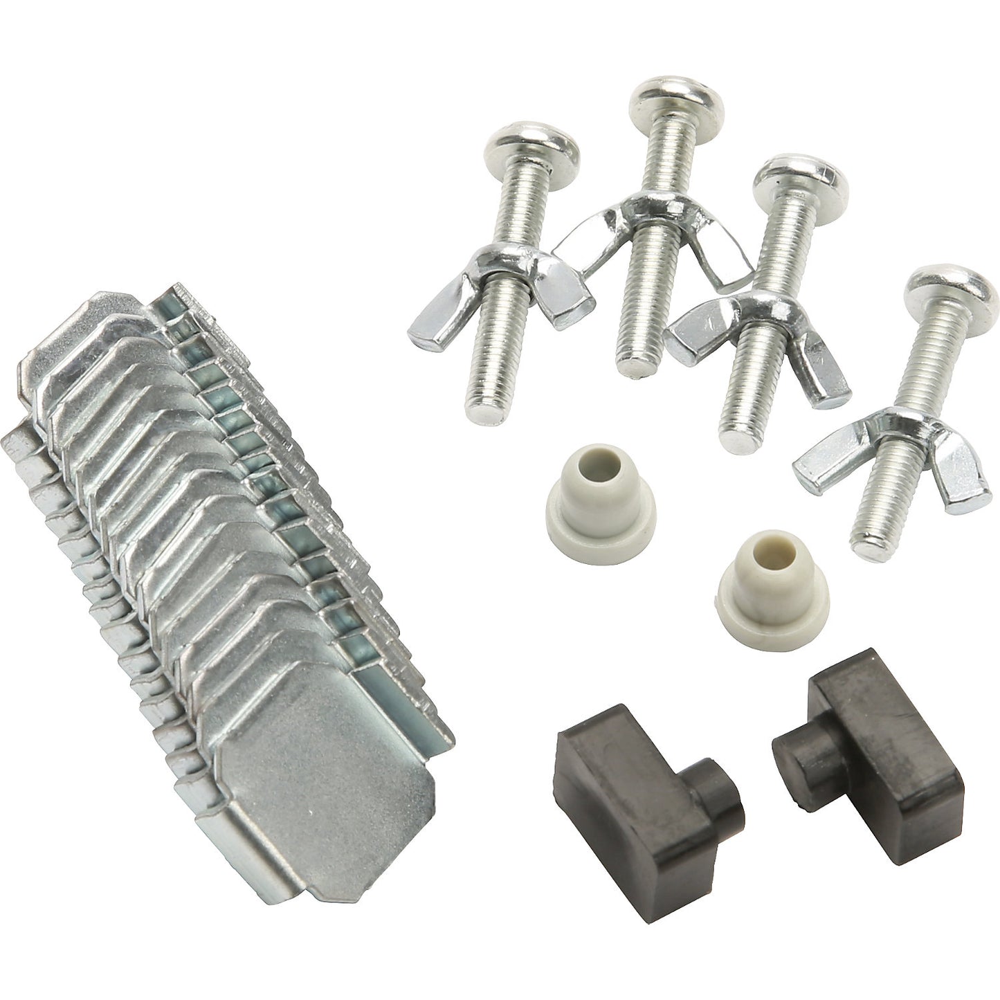 Assembly set, assembly bag for universal cupboard, plastic/steel.
