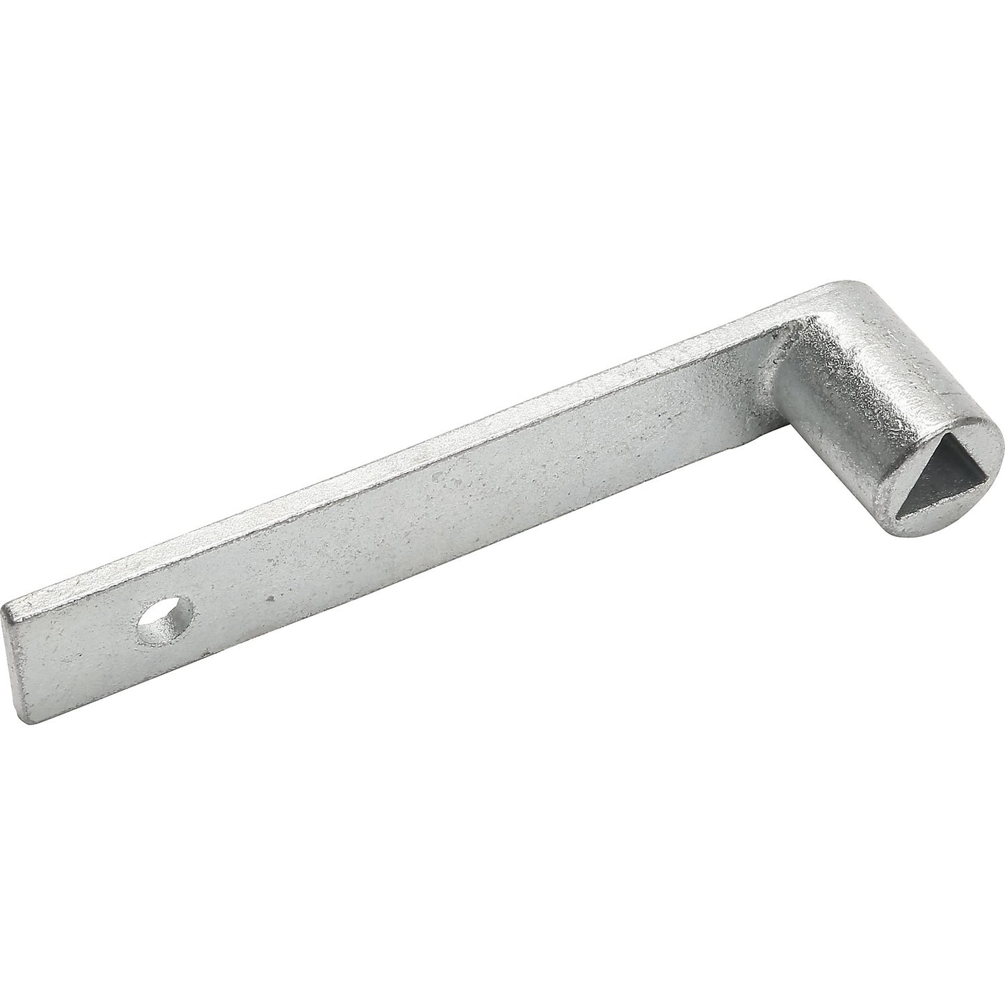 Special triangular key, DIN 3223, for barrier posts, steel.