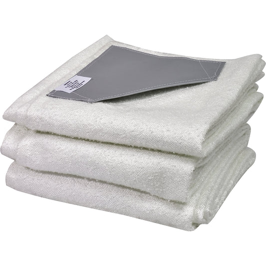 DIN EN 1869 fire blanket, made of fibreglass fabric, for single use.