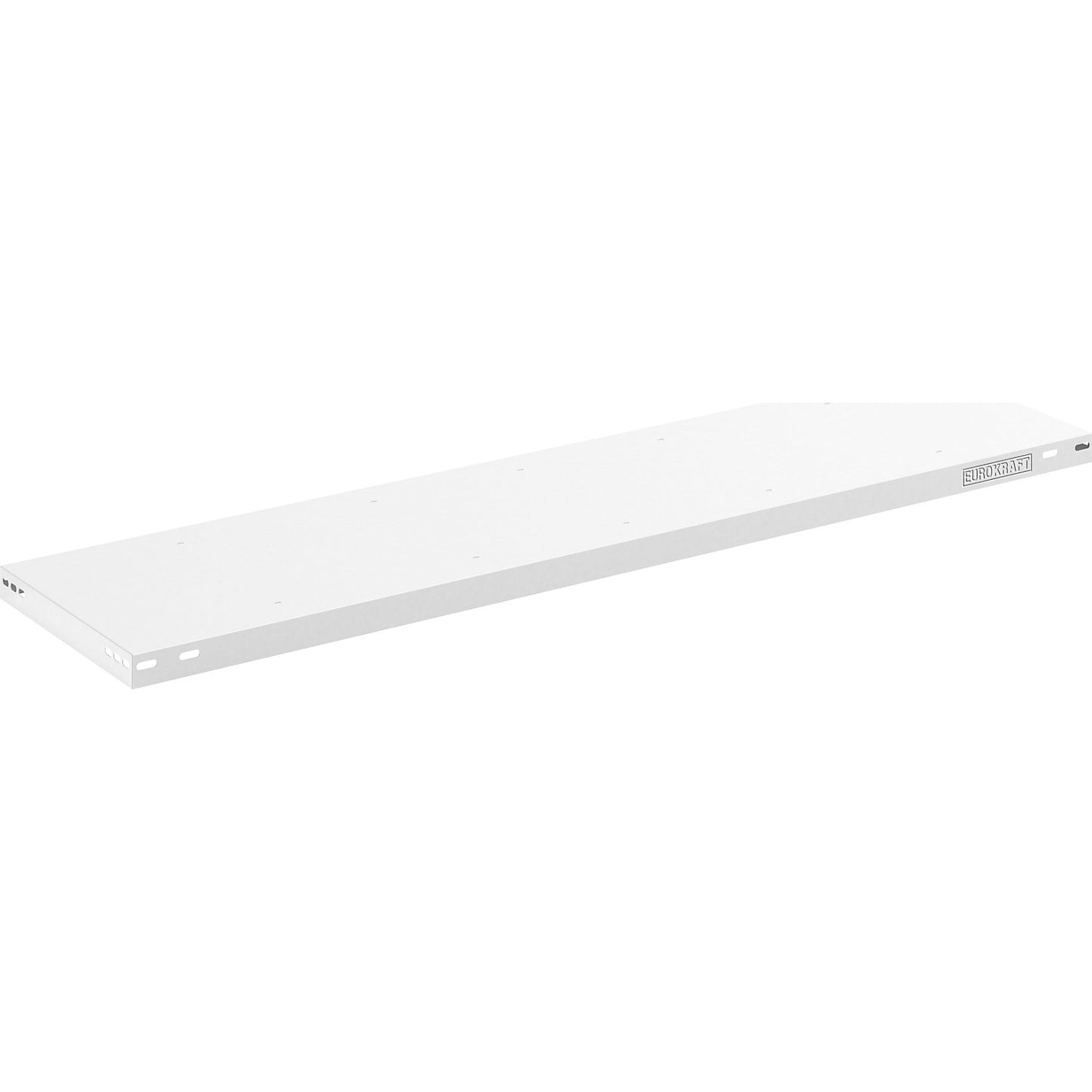 Shelves light grey RAL 7035, medium duty, WxD 1300 x 400 mm.
