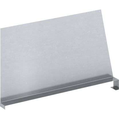Compartment divider for boltless shelving system, with clamp base, height 300 mm, for shelf depth 300 mm, zinc-plated.