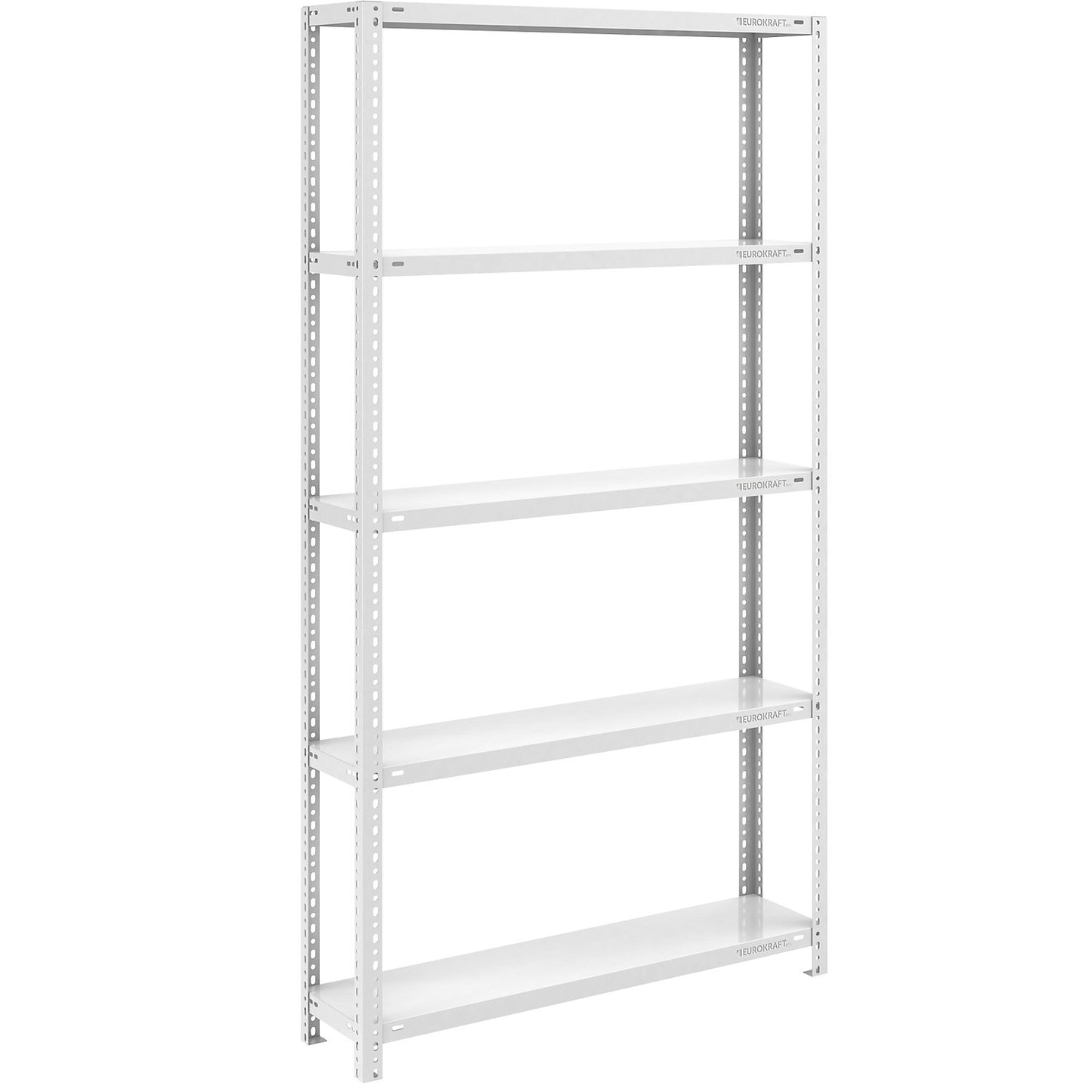Heavy duty bolt-together shelving, light grey RAL 7035, shelf height 2000 mm, standard shelf, width x depth 1000 x 300 mm.