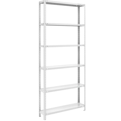 Heavy duty bolt-together shelving, light grey RAL 7035, shelf height 2500 mm, standard shelf, width x depth 1000 x 300 mm.
