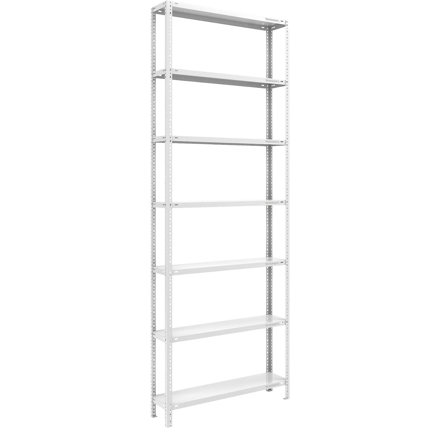 Heavy duty bolt-together shelving, light grey RAL 7035, shelf height 3000 mm, standard shelf, width x depth 1000 x 300 mm.