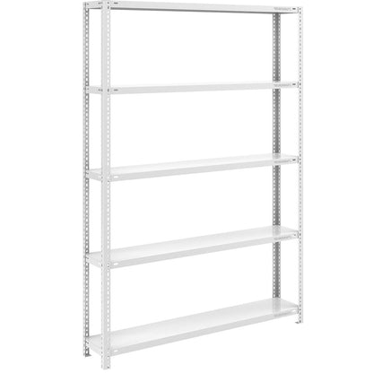 Heavy duty bolt-together shelving, light grey RAL 7035, shelf height 2000 mm, standard shelf, width x depth 1300 x 300 mm.
