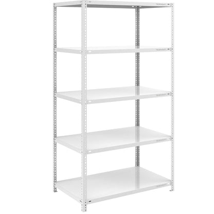 Heavy duty bolt-together shelving, light grey RAL 7035, shelf height 2000 mm, standard shelf, width x depth 1000 x 800 mm.