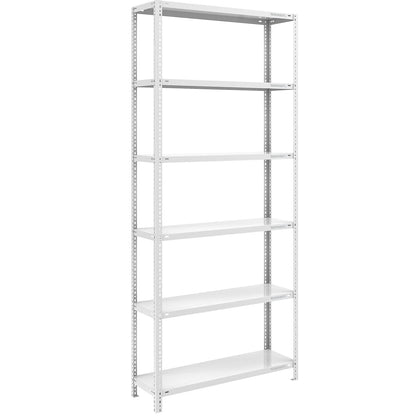 Heavy duty bolt-together shelving, light grey RAL 7035, shelf height 2500 mm, standard shelf, width x depth 1000 x 400 mm.