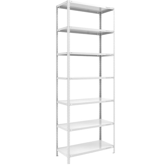 Heavy duty bolt-together shelving, light grey RAL 7035, shelf height 3000 mm, standard shelf, width x depth 1000 x 600 mm.