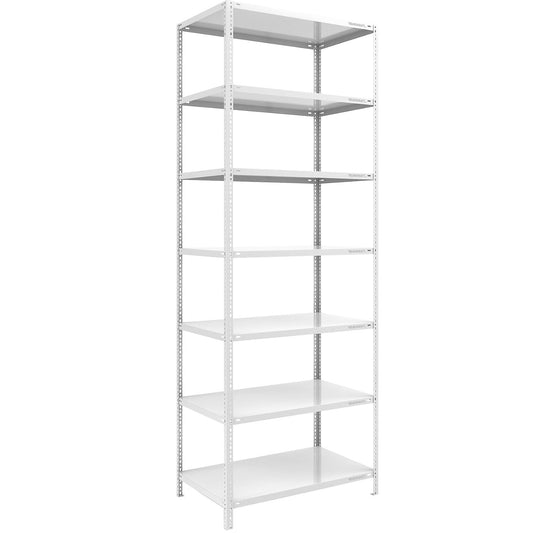 Heavy duty bolt-together shelving, light grey RAL 7035, shelf height 3000 mm, standard shelf, width x depth 1000 x 800 mm.