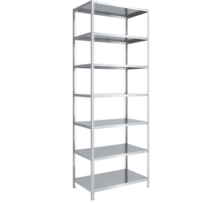 Heavy duty bolt-together shelving, zinc plated, shelf height 3000 mm, standard shelf, width x depth 1000 x 800 mm.
