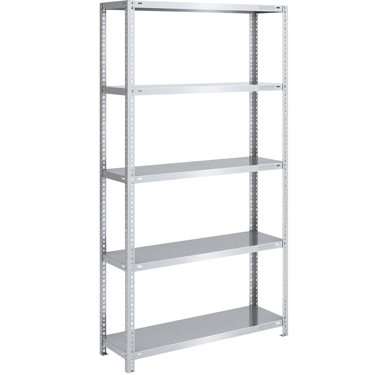 Heavy duty bolt-together shelving, zinc plated, shelf height 2000 mm, standard shelf, width x depth 1000 x 400 mm.