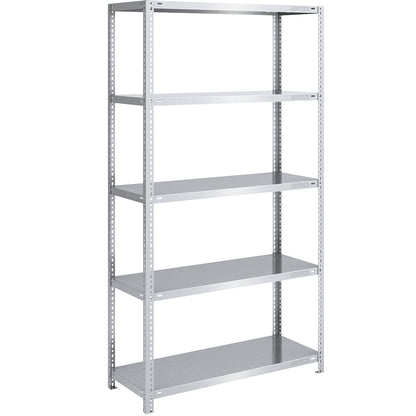 Heavy duty bolt-together shelving, zinc plated, shelf height 2000 mm, standard shelf, width x depth 1000 x 500 mm.