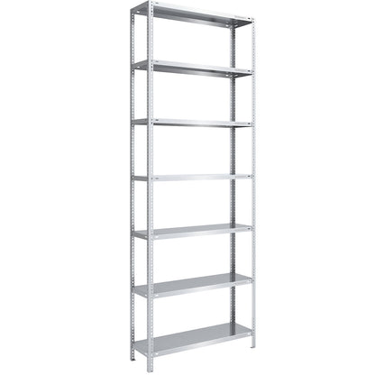 Heavy duty bolt-together shelving, zinc plated, shelf height 3000 mm, standard shelf, width x depth 1000 x 400 mm.