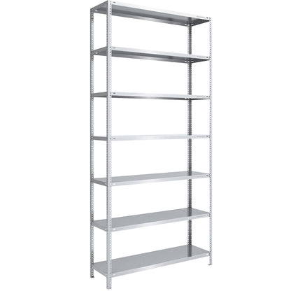Heavy duty bolt-together shelving, zinc plated, shelf height 3000 mm, standard shelf, width x depth 1300 x 500 mm.