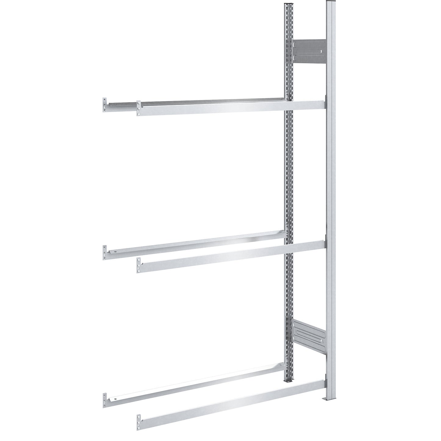 Tyre shelf unit, shelf height 2000 mm, extension shelf unit, WxD 1010 x 435 mm.