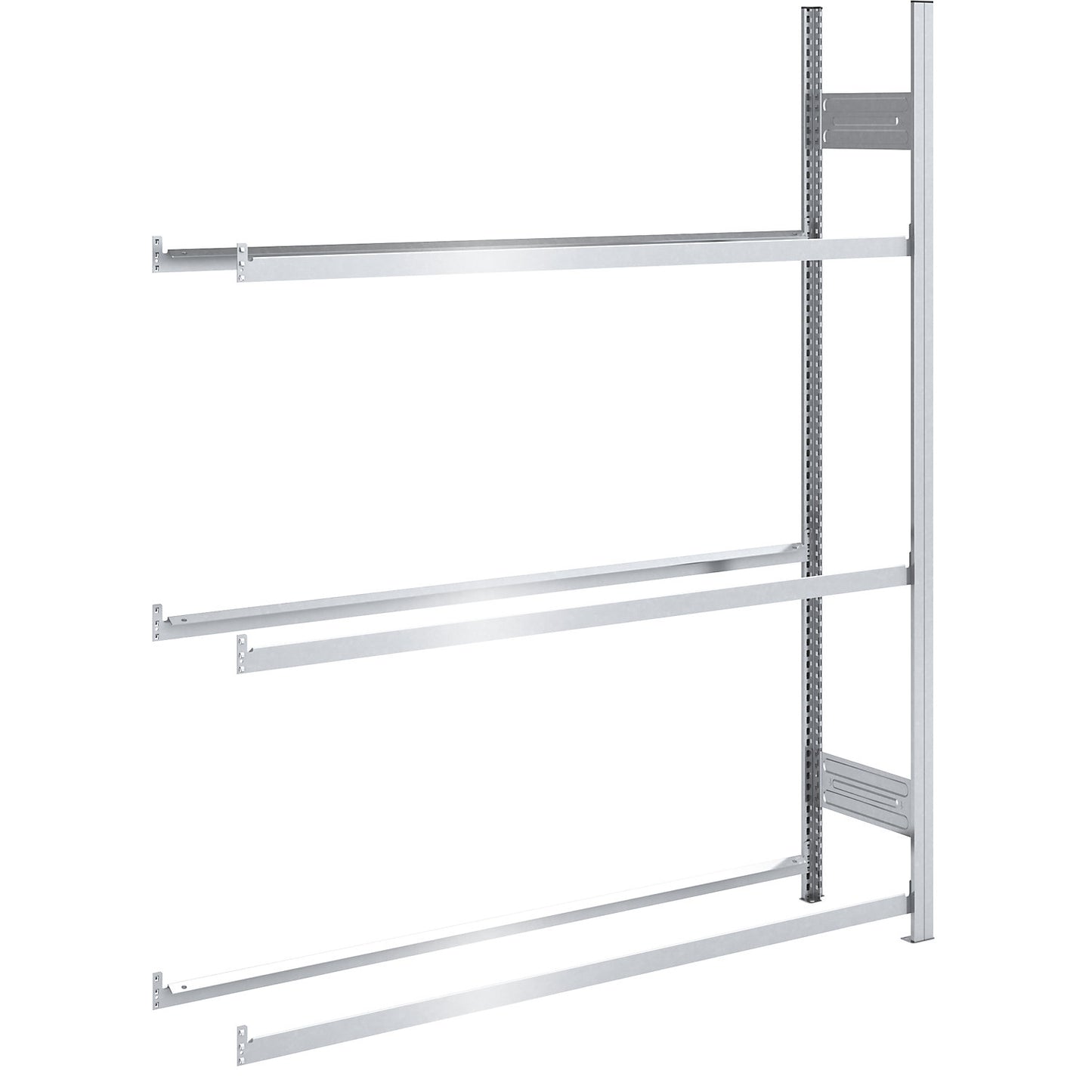 Tyre shelf unit, shelf height 2000 mm, extension shelf unit, WxD 1510 x 435 mm.
