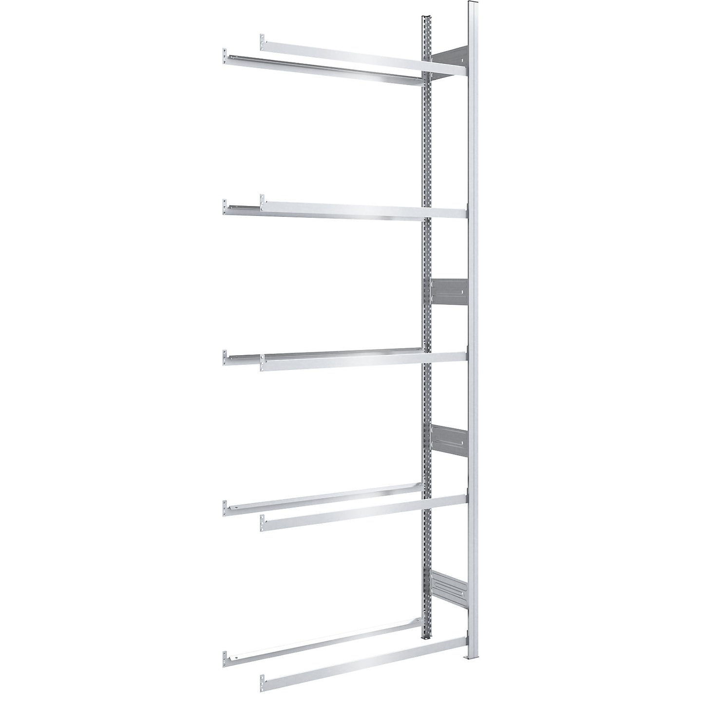 Tyre shelf unit, shelf height 3000 mm, extension shelf unit, WxD 1010 x 435 mm.
