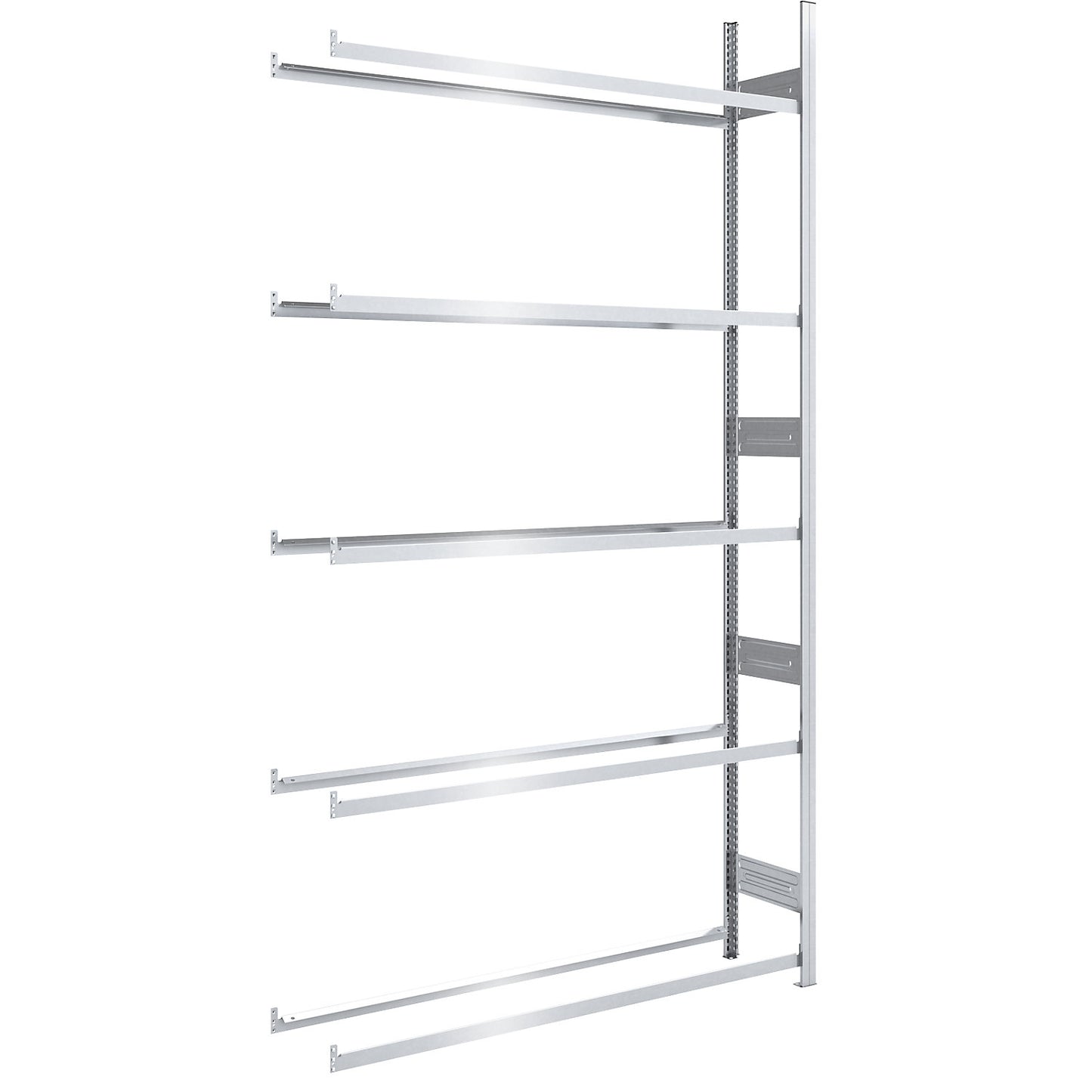 Tyre shelf unit, shelf height 3000 mm, extension shelf unit, WxD 1510 x 435 mm.