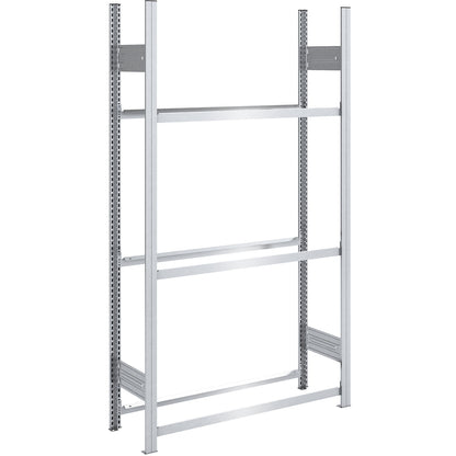 Tyre shelf unit, shelf height 2000 mm, standard shelf unit, WxD 1060 x 435 mm.