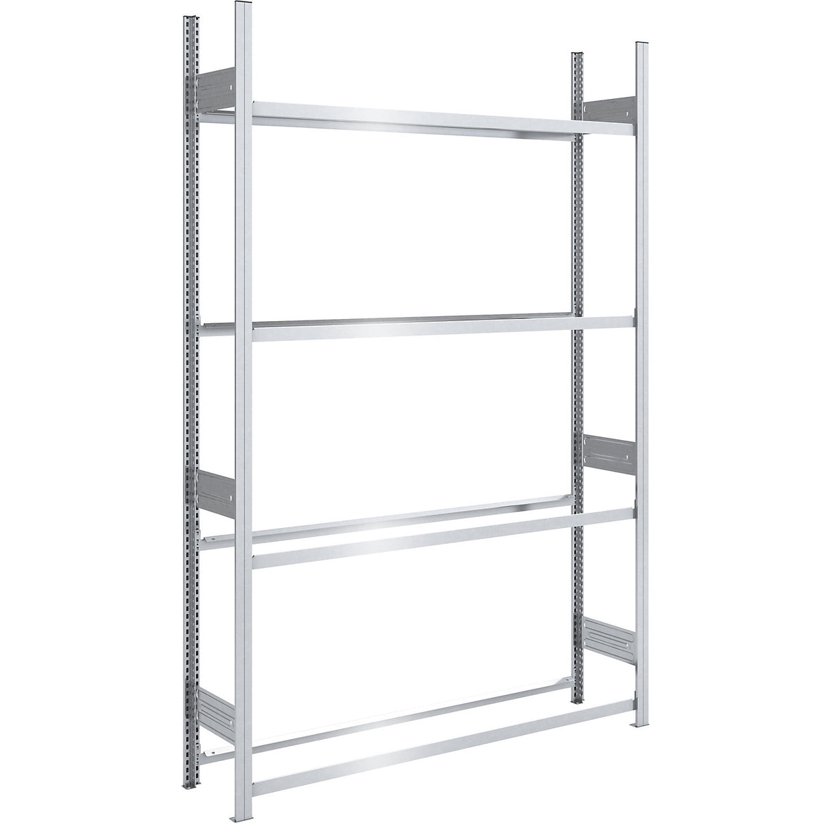 Tyre shelf unit, shelf height 2500 mm, standard shelf unit, WxD 1560 x 435 mm.