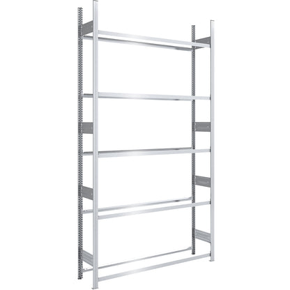 Tyre shelf unit, shelf height 3000 mm, standard shelf unit, WxD 1560 x 435 mm.