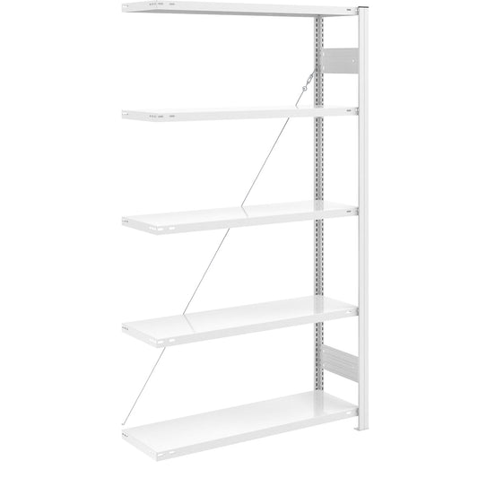 AntiBak® boltless shelving unit, anti-bacterial, shelf unit height 2000 mm, extension shelf unit, shelf width 1000 mm, shelf depth 400 mm.