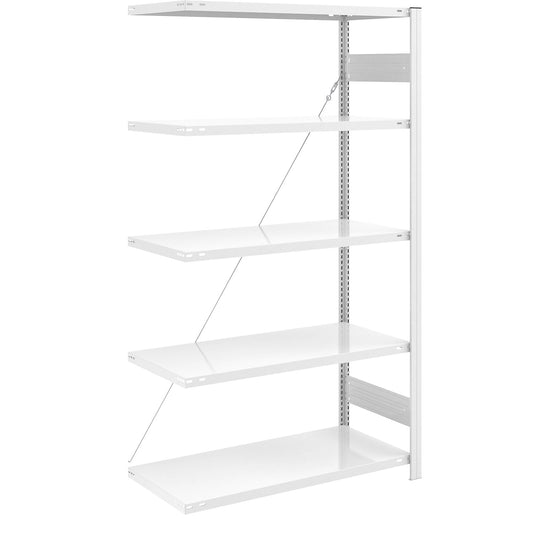 AntiBak® boltless shelving unit, anti-bacterial, shelf unit height 2000 mm, extension shelf unit, shelf width 1000 mm, shelf depth 600 mm.