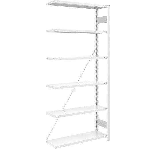 AntiBak® boltless shelving unit, anti-bacterial, shelf unit height 2500 mm, extension shelf unit, shelf width 1000 mm, shelf depth 400 mm.