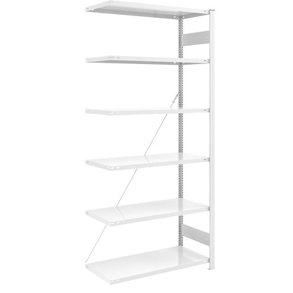 AntiBak® boltless shelving unit, anti-bacterial, shelf unit height 2500 mm, extension shelf unit, shelf width 1000 mm, shelf depth 600 mm.