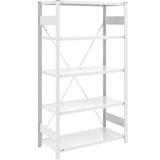 AntiBak® boltless shelving unit, anti-bacterial, shelf unit height 2000 mm, standard shelf unit, shelf width 1000 mm, shelf depth 600 mm.