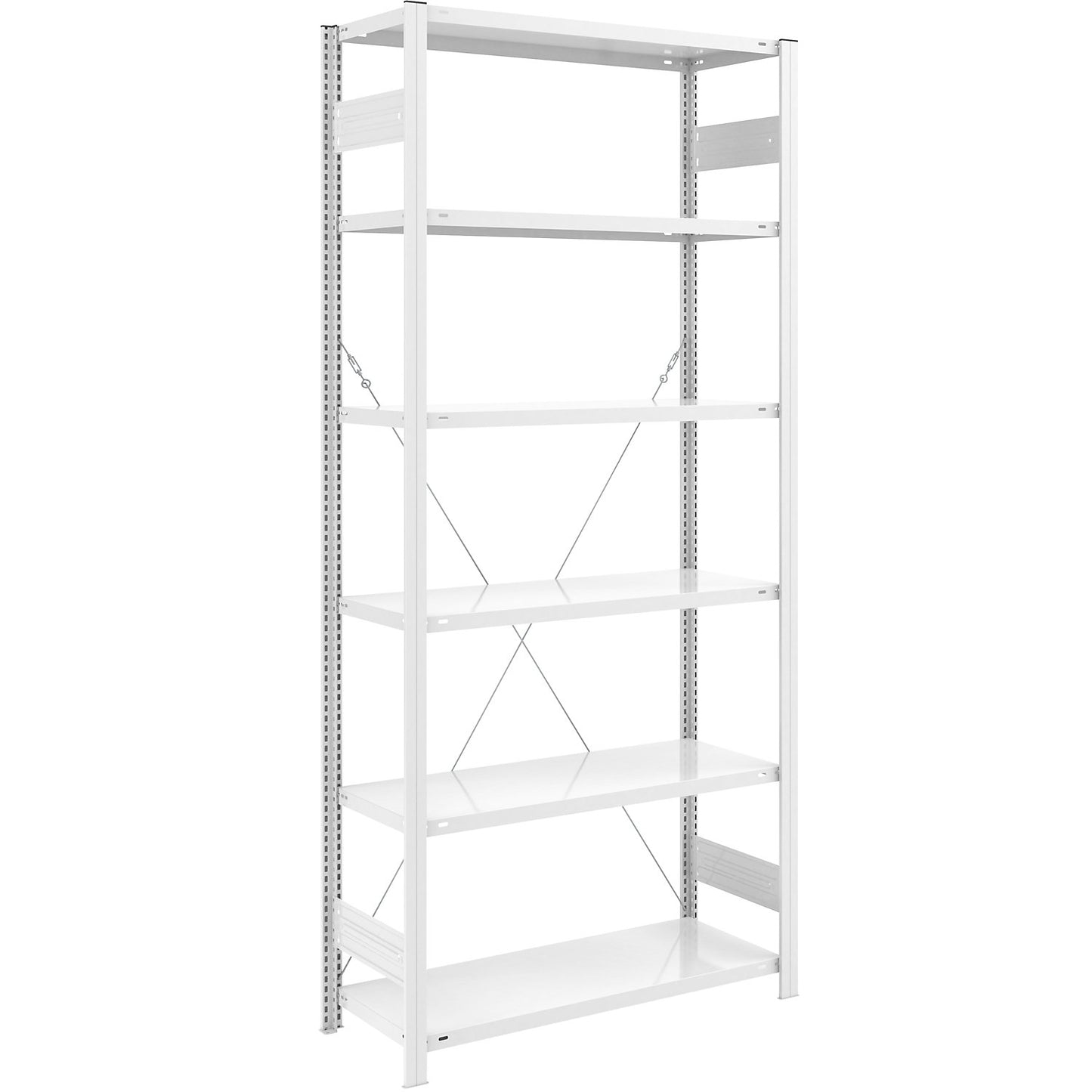 AntiBak® boltless shelving unit, anti-bacterial, shelf unit height 2500 mm, standard shelf unit, shelf width 1000 mm, shelf depth 500 mm.