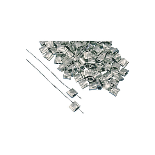 Seals, aluminium, pack of 2000, 8.5 x 8.5 mm.
