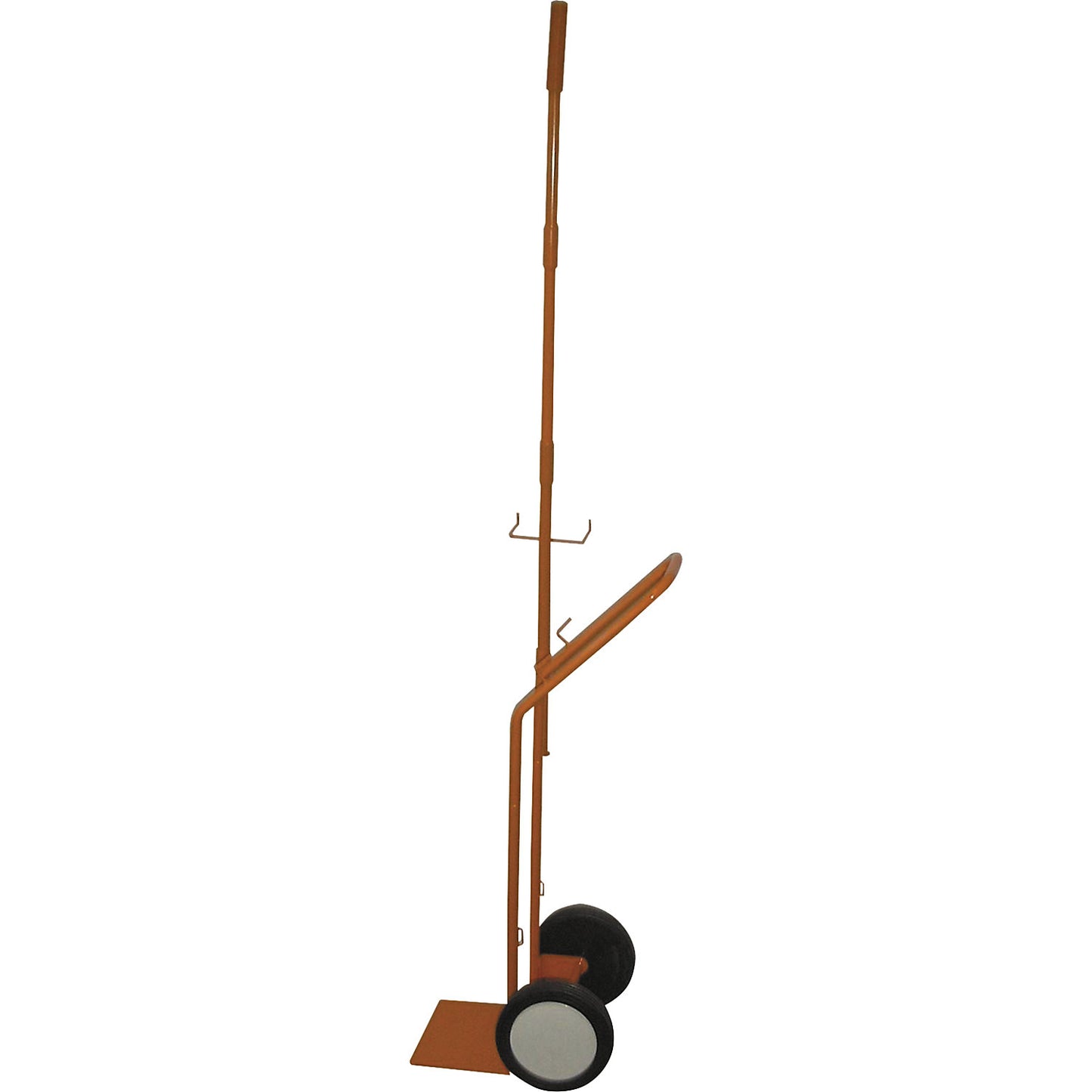 Professional gas cylinder trolley, for propane gas cylinders up to 25 kg, flexible hose guide.