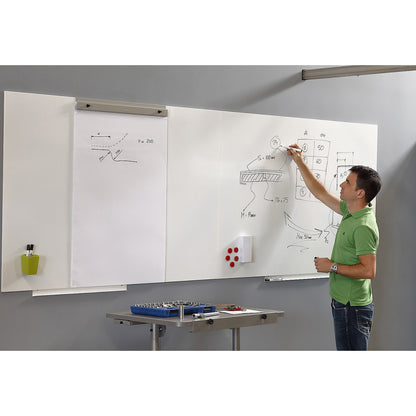 Skincolor whiteboard, BASIC version - sheet steel, painted, WxH 750 x 1150 mm, white.