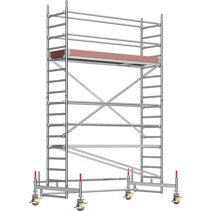 Universal mobile access tower, standard model, scaffolding height 4.58 m.