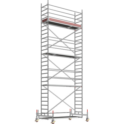 Universal mobile access tower, standard model, scaffolding height 7.58 m.