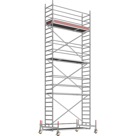 Universal mobile access tower, standard model, scaffolding height 7.58 m.