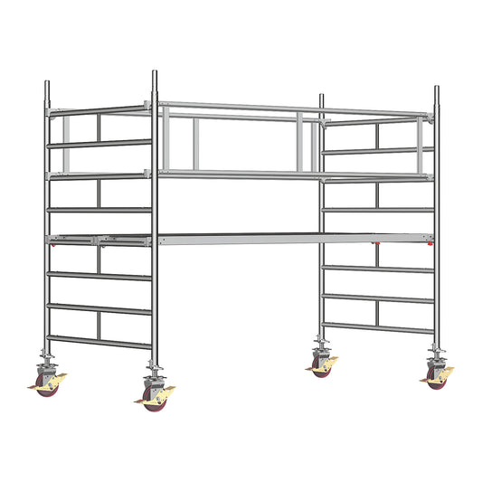 Universal mobile access tower, wide model, scaffolding height 2.43 m.