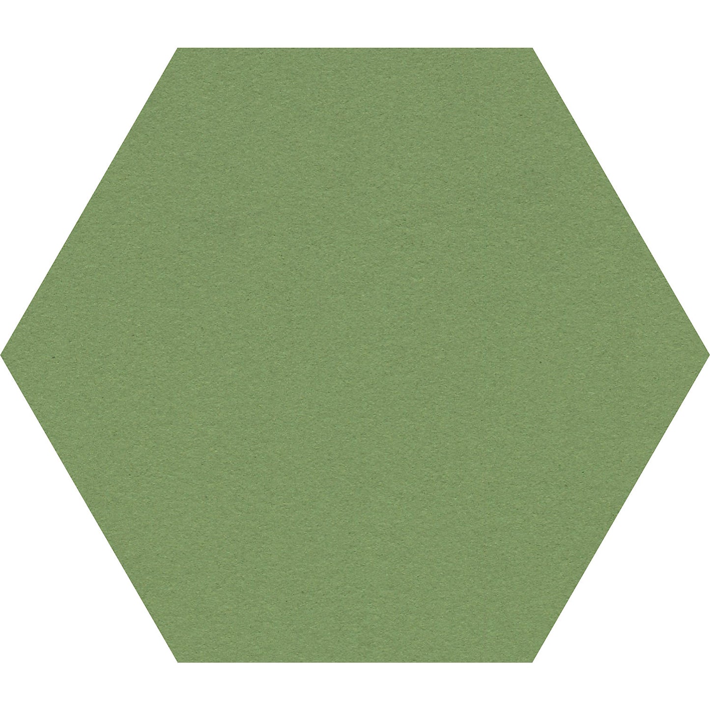 Hexagonal designer pin board, cork, WxH 600 x 600 mm, green.