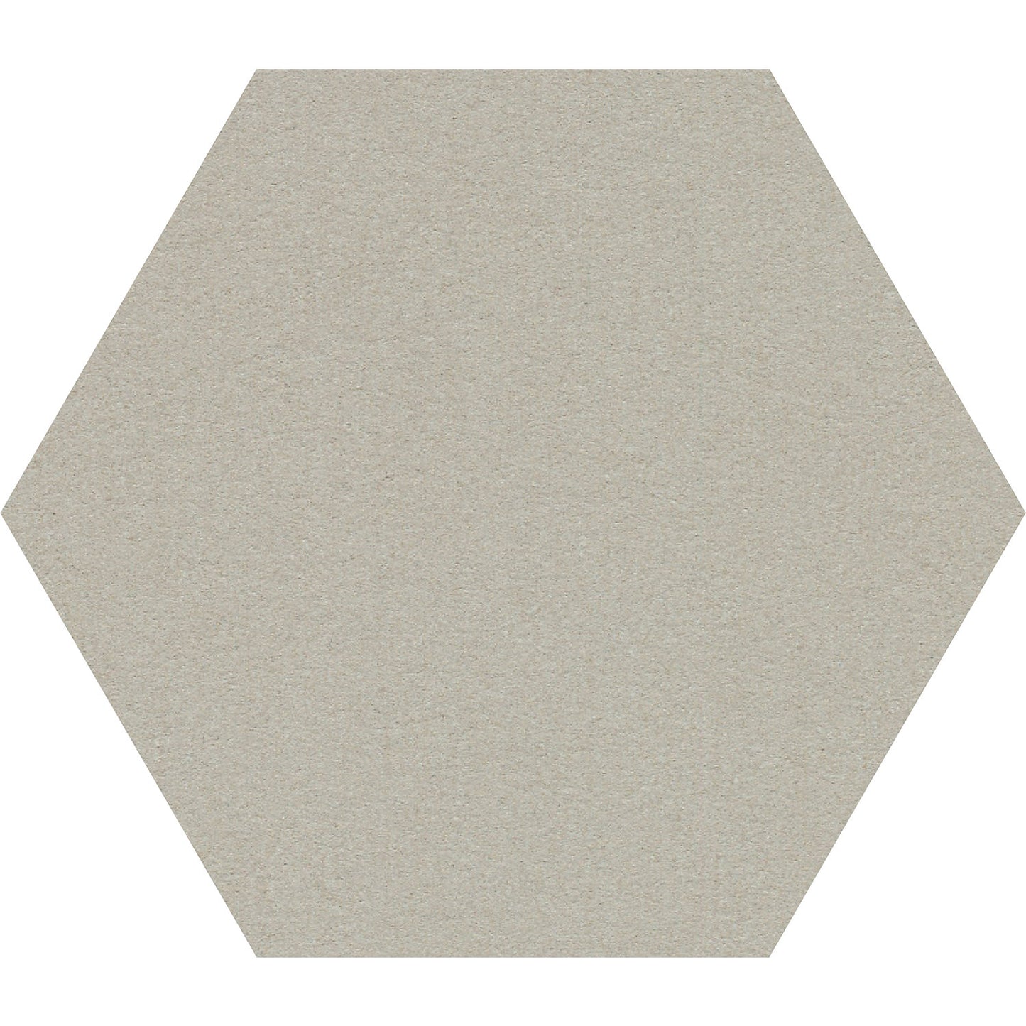 Hexagonal designer pin board, cork, WxH 600 x 600 mm, light grey.