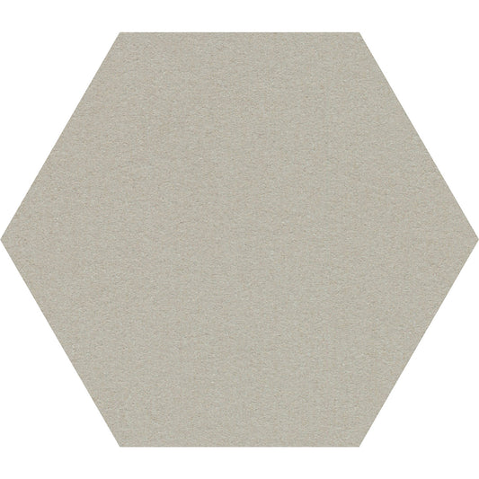 Hexagonal designer pin board, cork, WxH 600 x 600 mm, light grey.