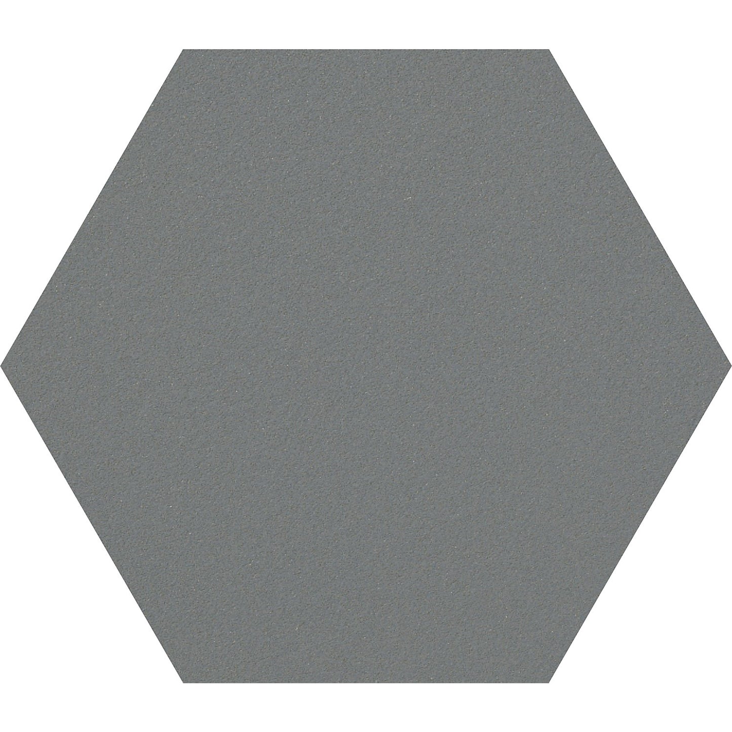 Hexagonal designer pin board, cork, WxH 600 x 600 mm, dark grey.