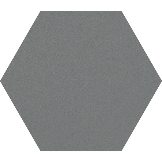 Hexagonal designer pin board, cork, WxH 600 x 600 mm, dark grey.