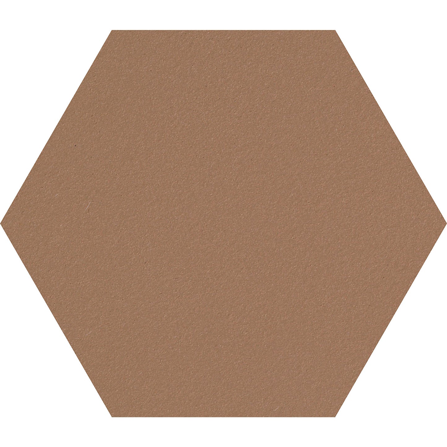Hexagonal designer pin board, cork, WxH 600 x 600 mm, light brown.