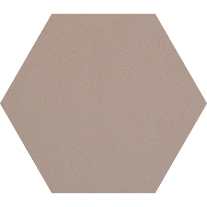 Hexagonal designer pin board, cork, WxH 600 x 600 mm, sand.