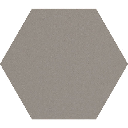 Hexagonal designer pin board, cork, WxH 600 x 600 mm, grey-blue.