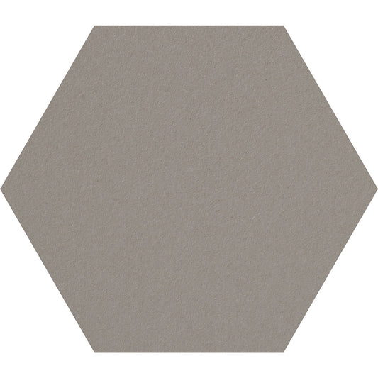 Hexagonal designer pin board, cork, WxH 600 x 600 mm, grey-blue.