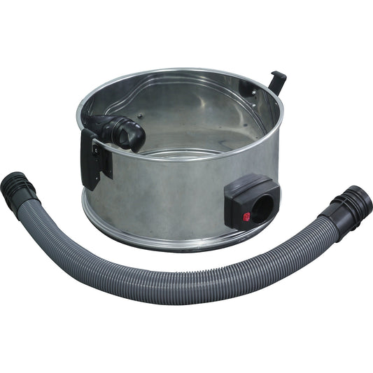 Waste sack filling, for 3600 W vacuum cleaner, in 120 l waste sack.