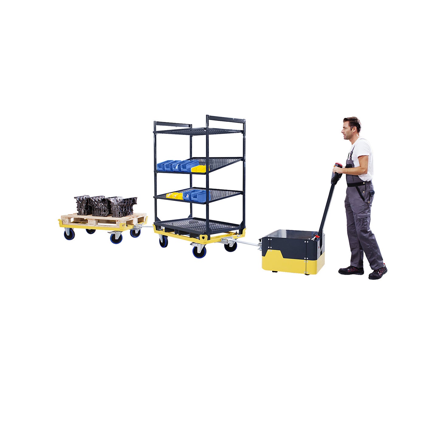 TAKKTOR T2000 electric tow truck, with coupling and charging device, tractive force 2000 kg.